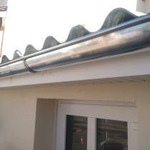 Gouttière demi ronde zinc